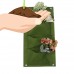 4 Pockets Wall Vertical Hanging Felt Planter Bags Grow Bags For Plants Flower   